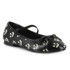 013-PUMPKIN  Heel Glow In The Dark Pumpkin Ballet Flat. Childrens