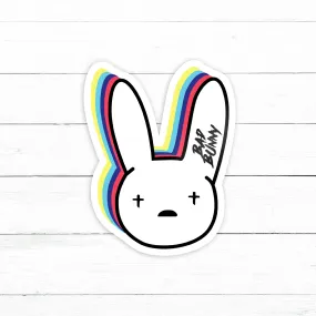 Bad Bunny Sticker | Waterproof Vinyl Decal | 3in