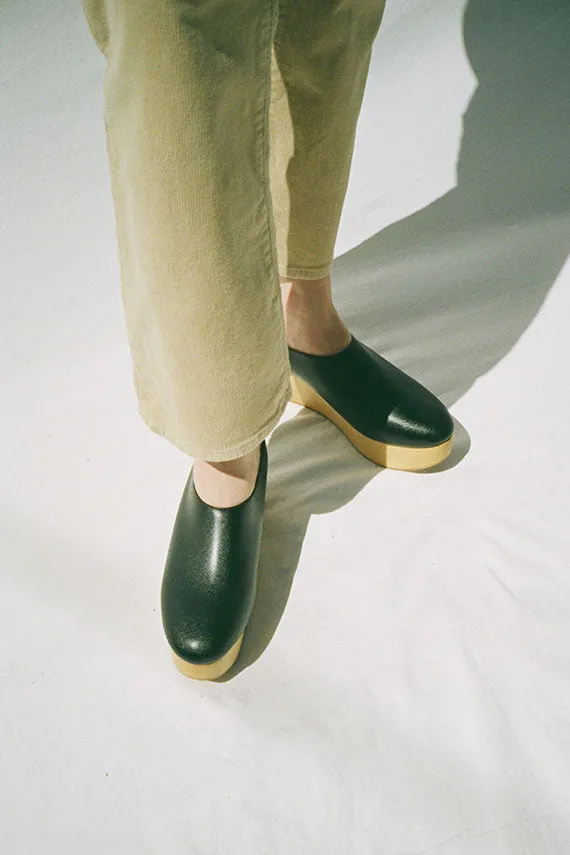 Black Vegan Platform Clog
