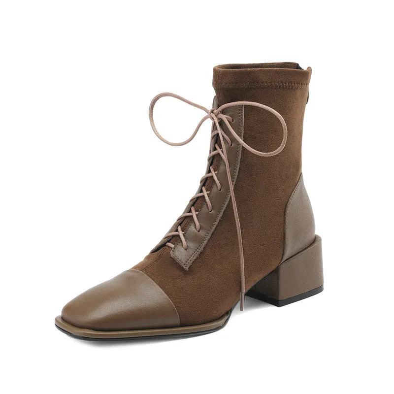 FY Zoe Lace up Ankle Boots