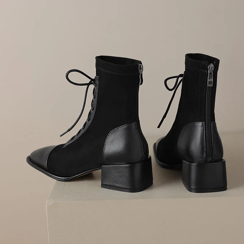 FY Zoe Lace up Ankle Boots