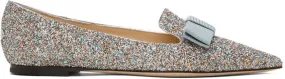 Jimmy Choo Silver Gala Joy Loafers