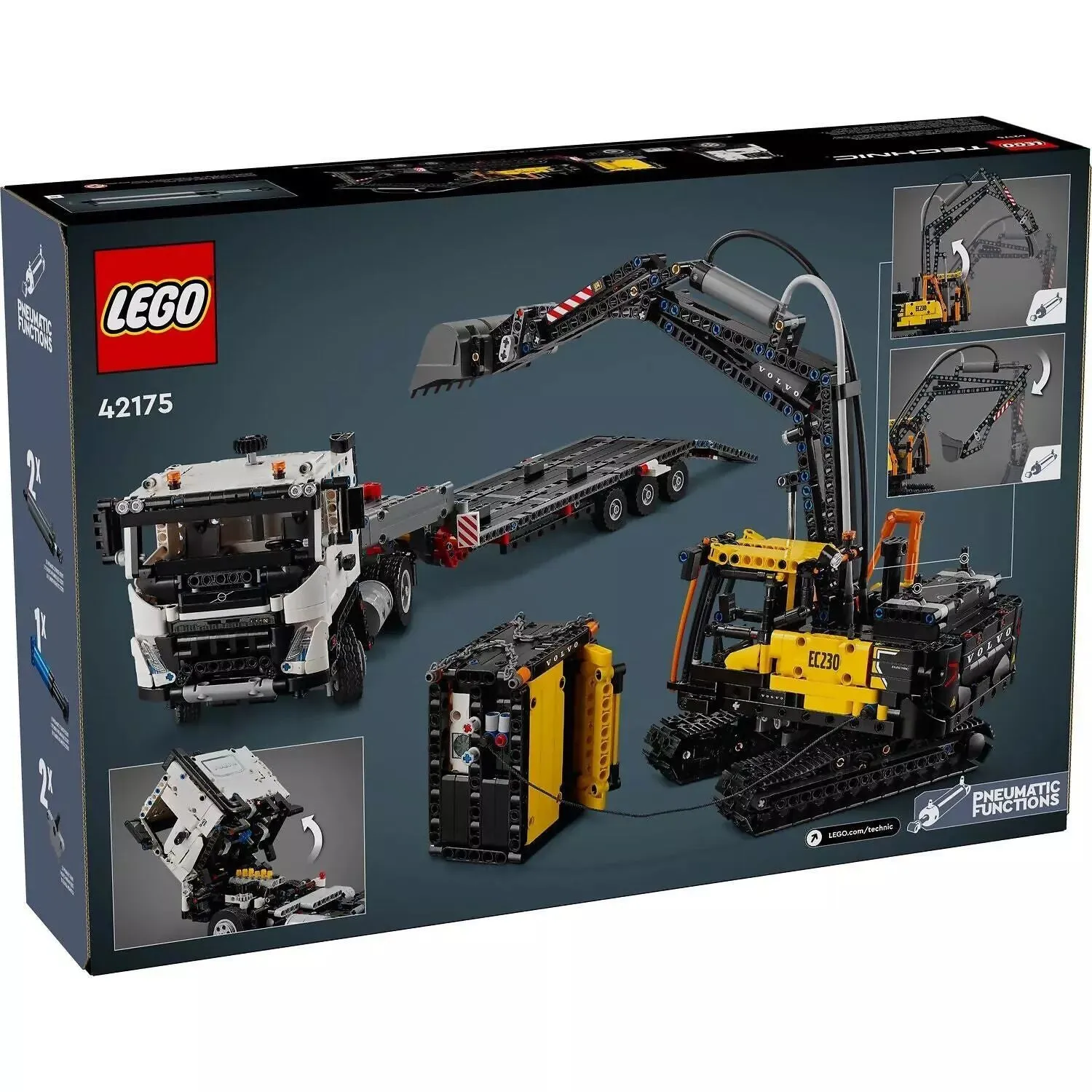LEGO Technic Volvo FMX Truck & EC230 Electric Excavator 42175