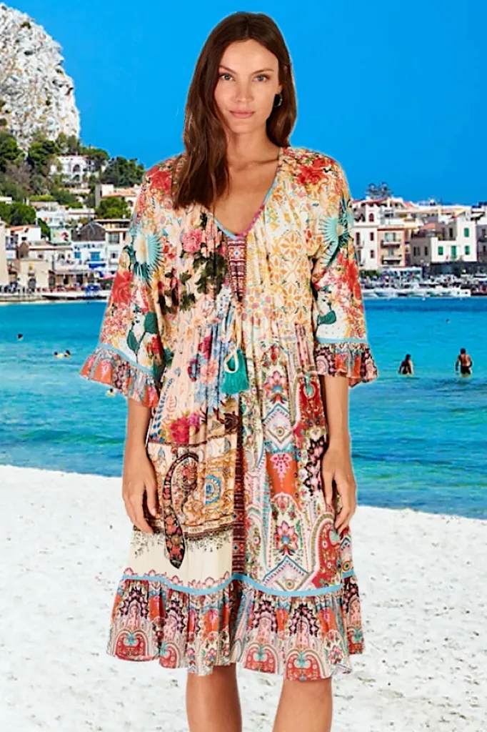 Lula Soul Sicily Tie Dress