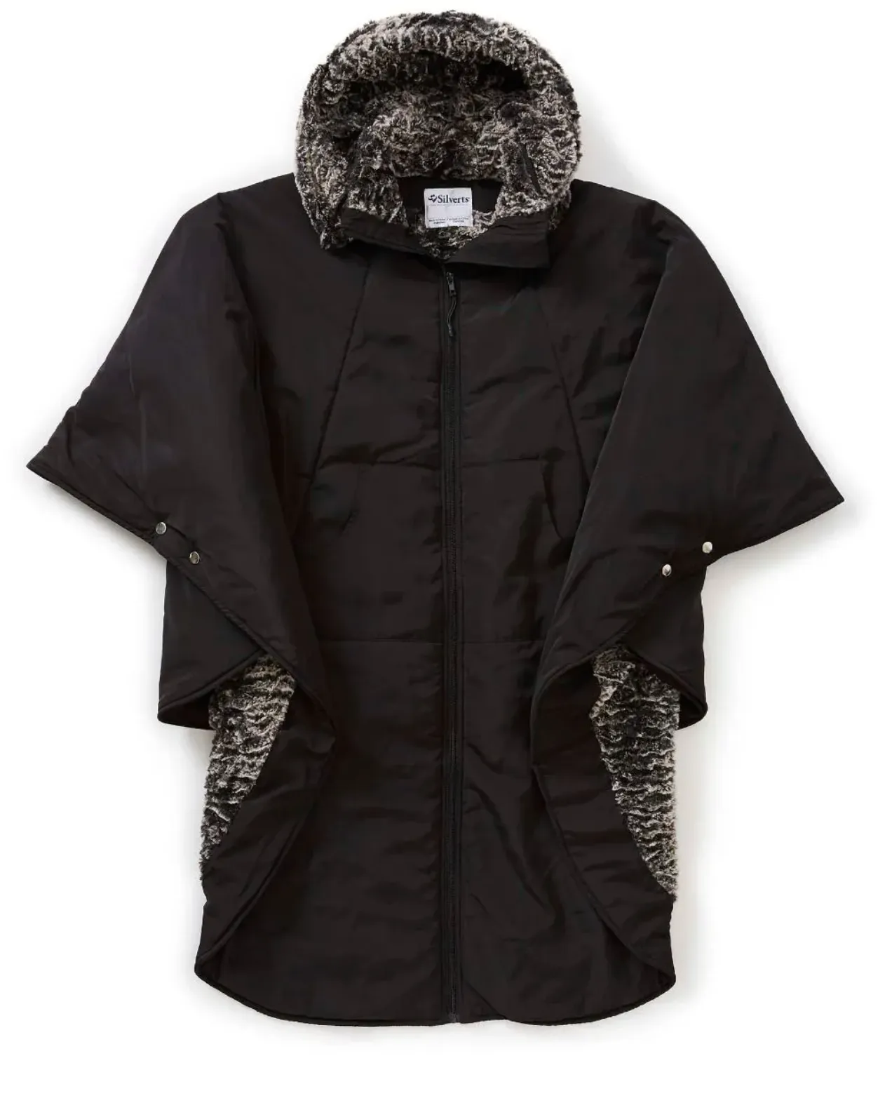 Luxurious Fur-Lined Winter Wheelchair Cape