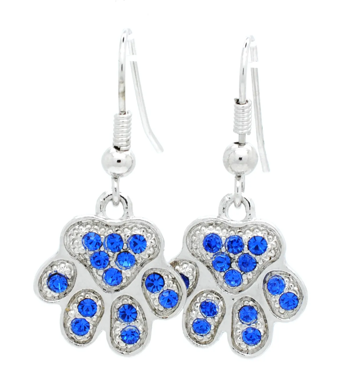 Paw Earrings Upside Down - DANGLE