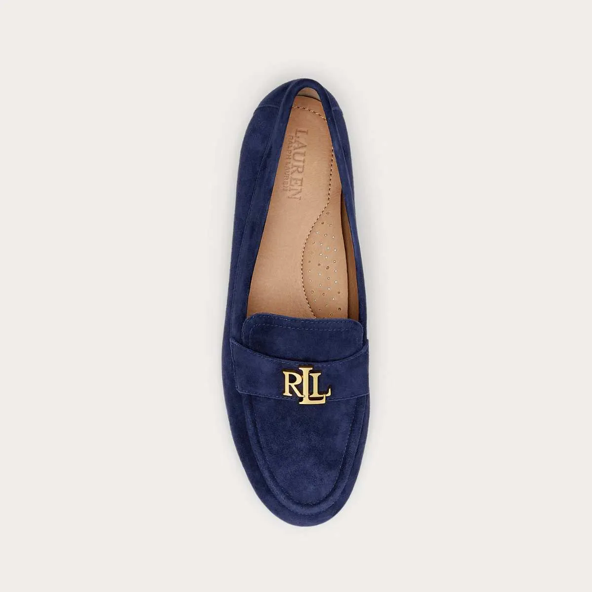 Ralph Lauren Averi III Flats Loafers Navy/Gold W