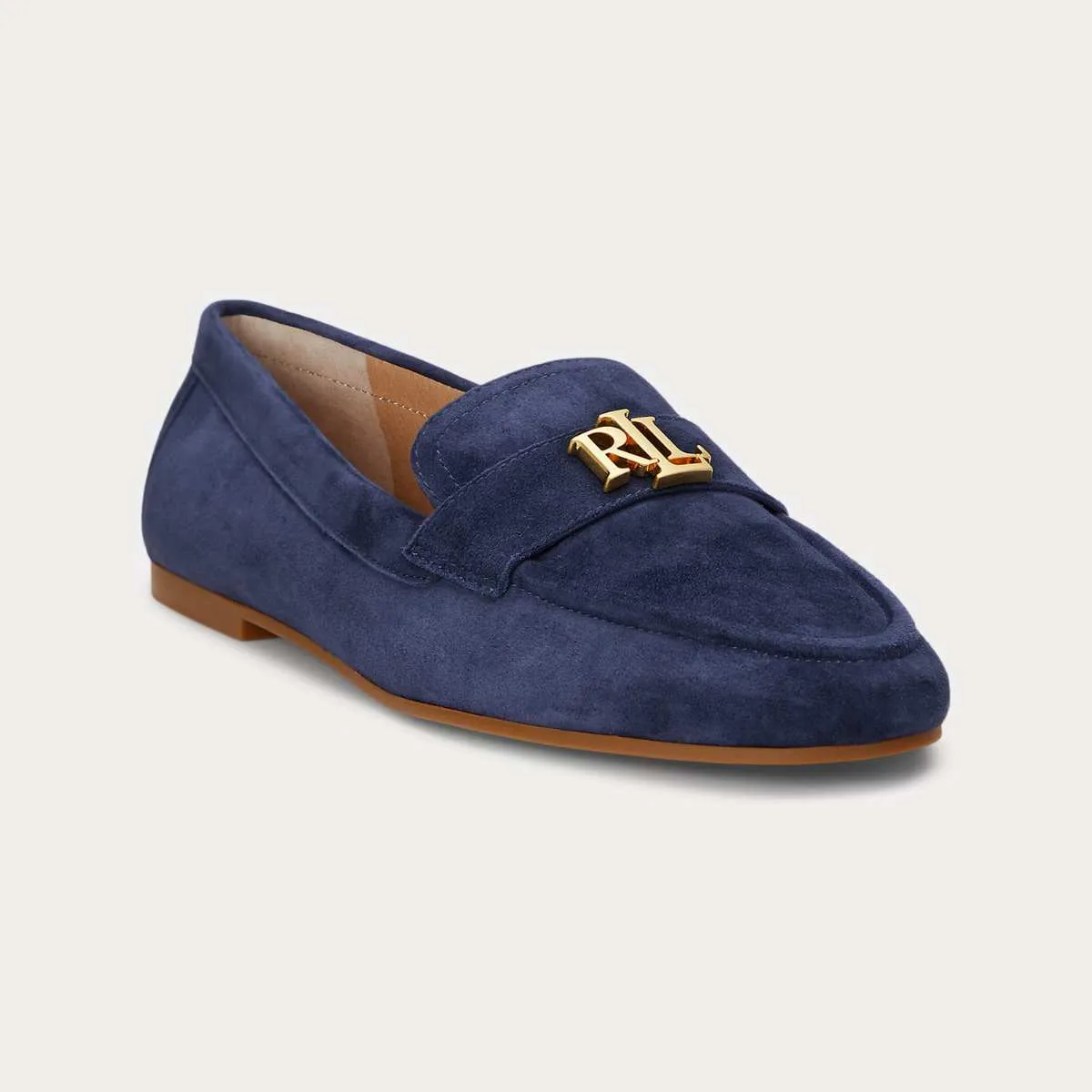 Ralph Lauren Averi III Flats Loafers Navy/Gold W