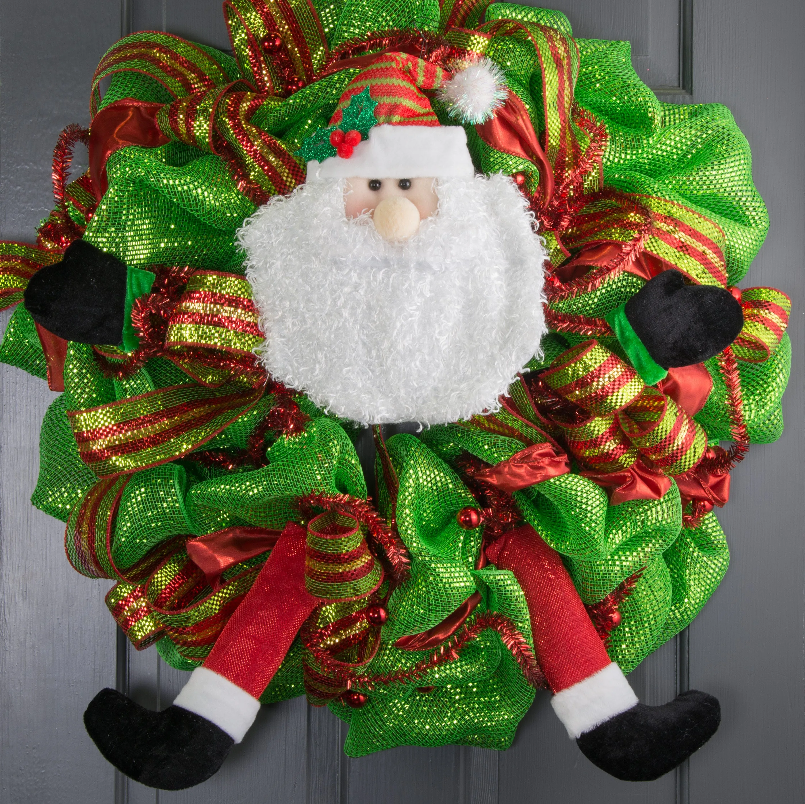 Santa Wreath Decorating Kit (5 Pieces)