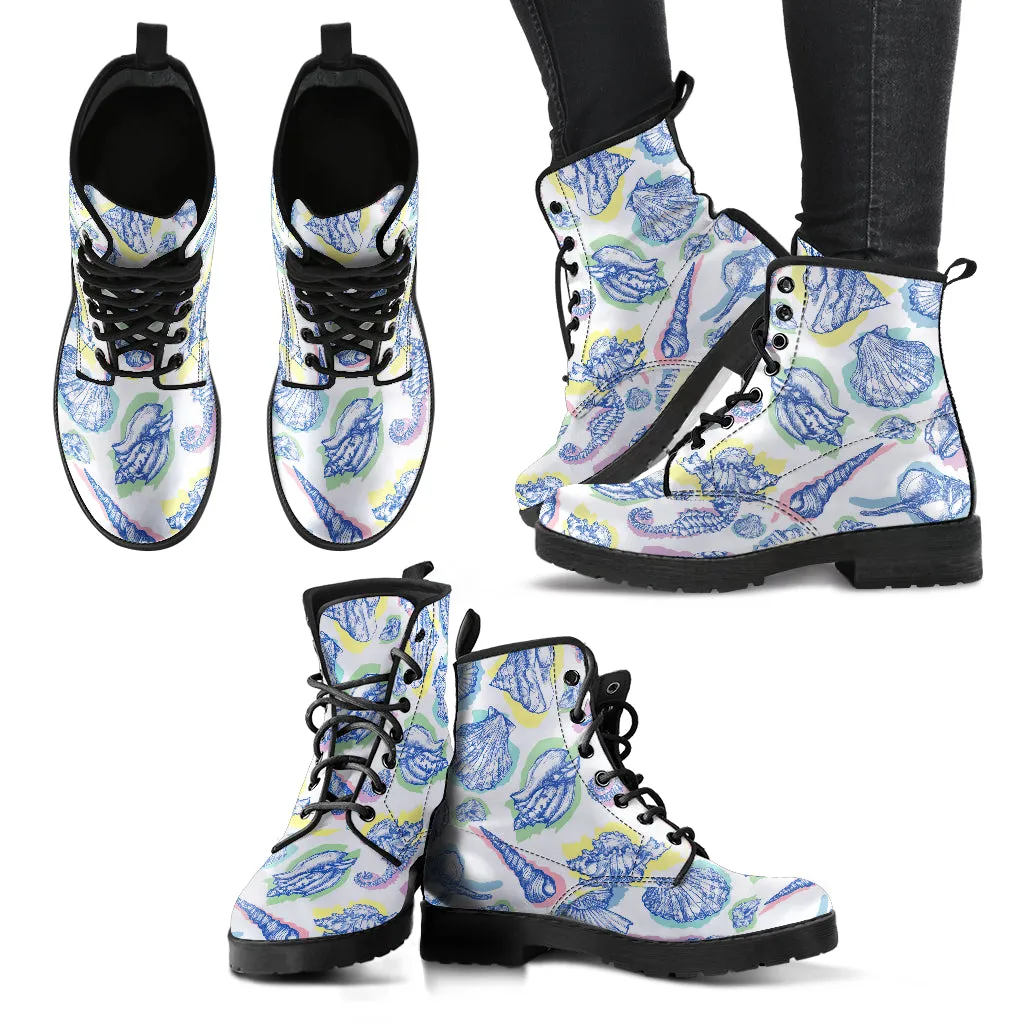Seashell 2 Handcrafted Boots