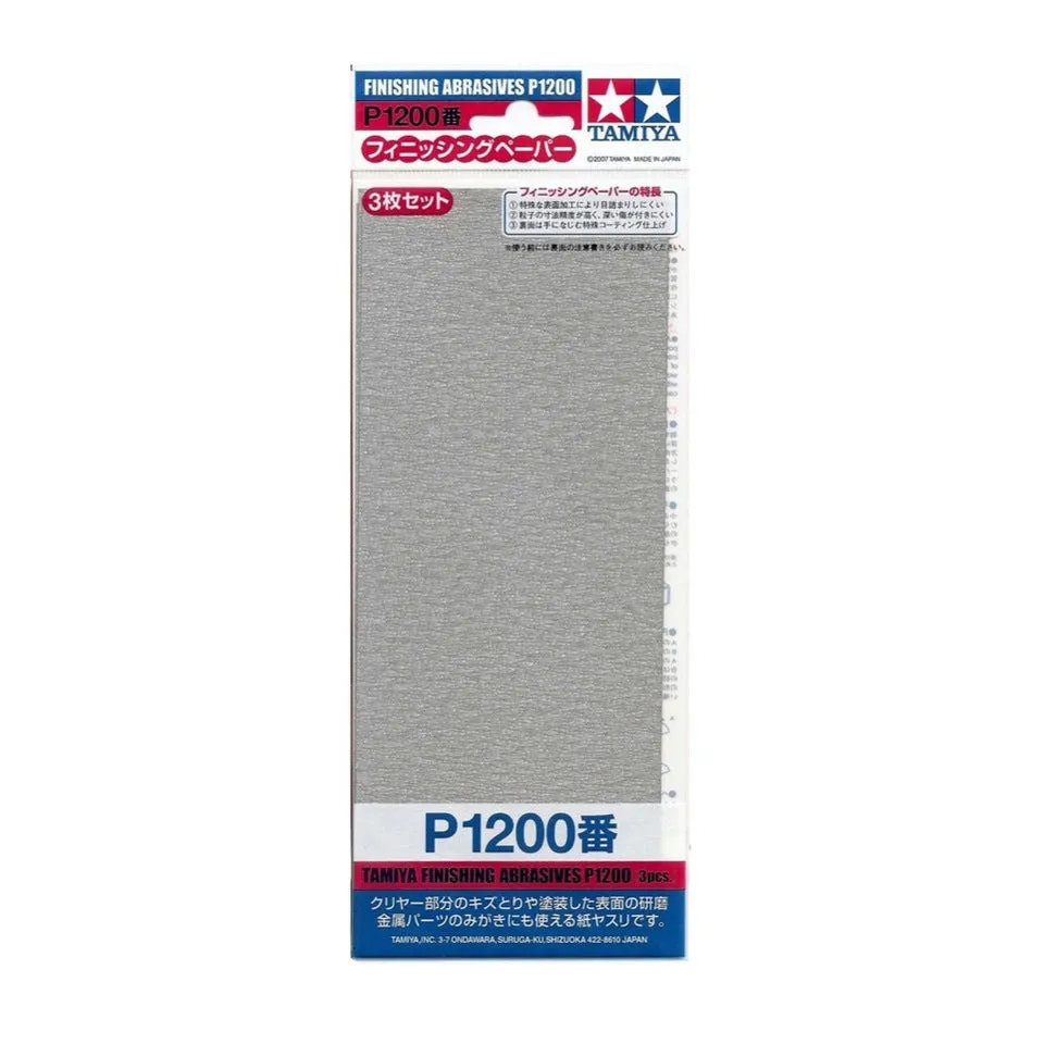 Tamiya Sandpaper P1200 (3pcs) 87058