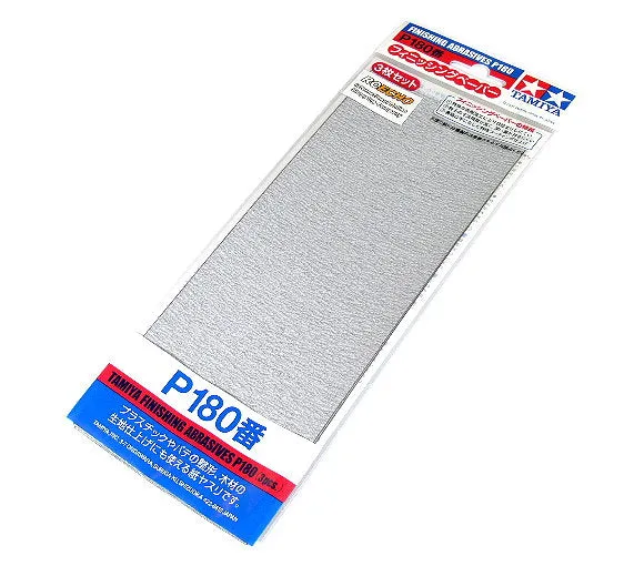 Tamiya Sandpaper P180 (3pcs) 87092