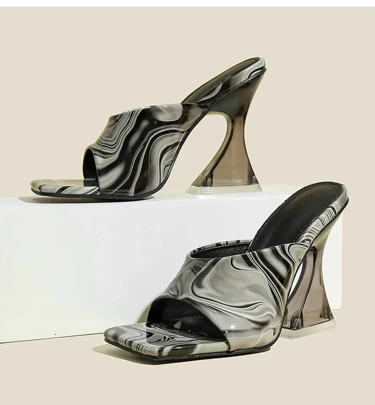 Women Peep Toe High Heels Sandals