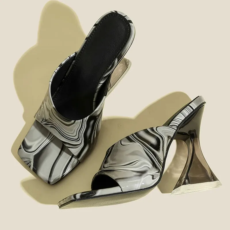 Women Peep Toe High Heels Sandals