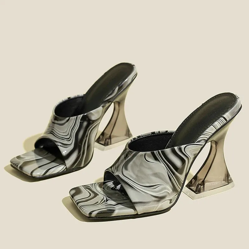 Women Peep Toe High Heels Sandals