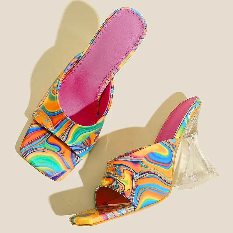Women Peep Toe High Heels Sandals