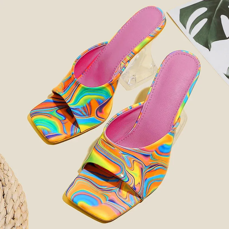 Women Peep Toe High Heels Sandals